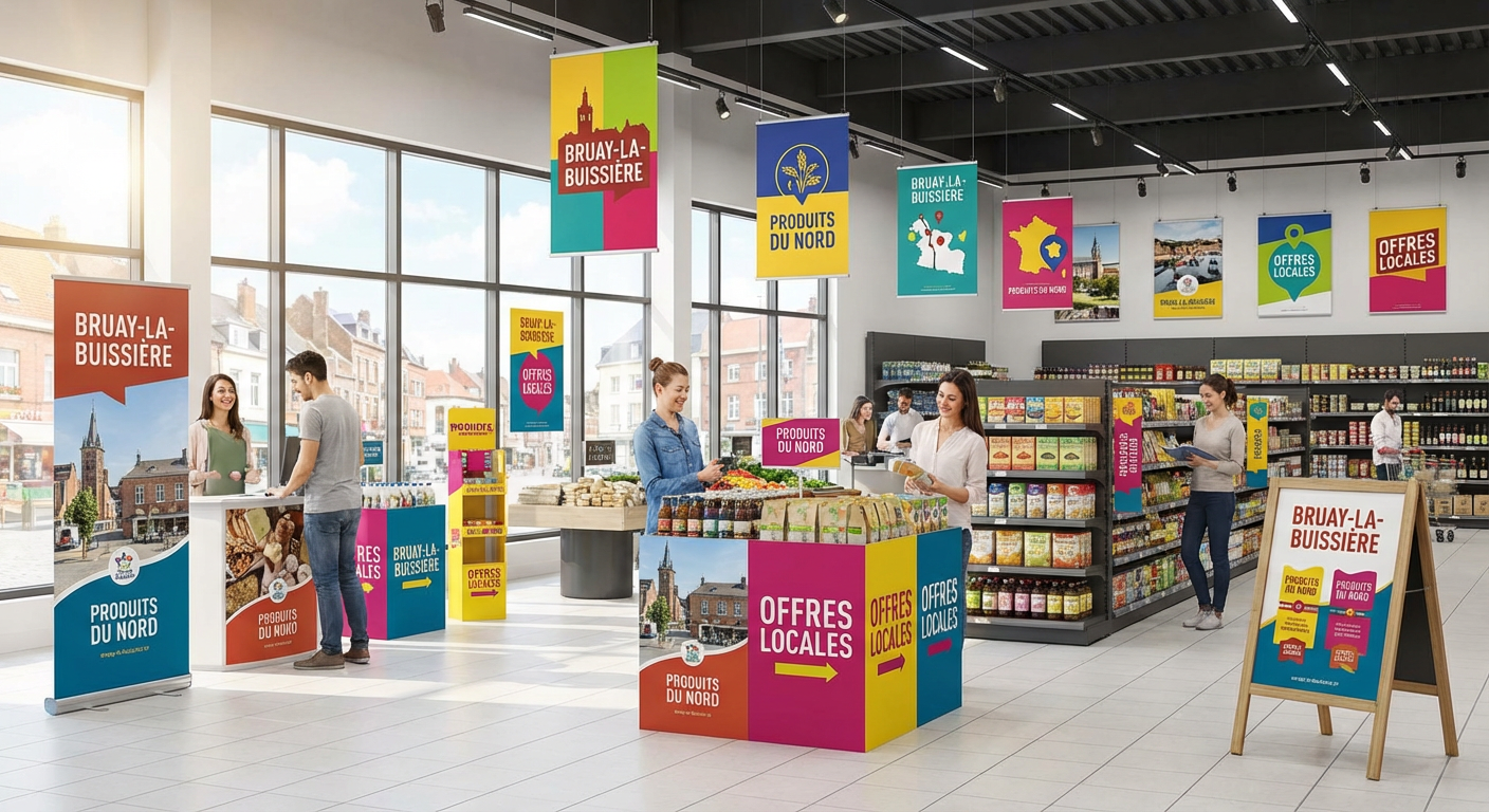 PLV Bruay : dynamisez vos ventes avec une publicité sur lieu de vente efficace