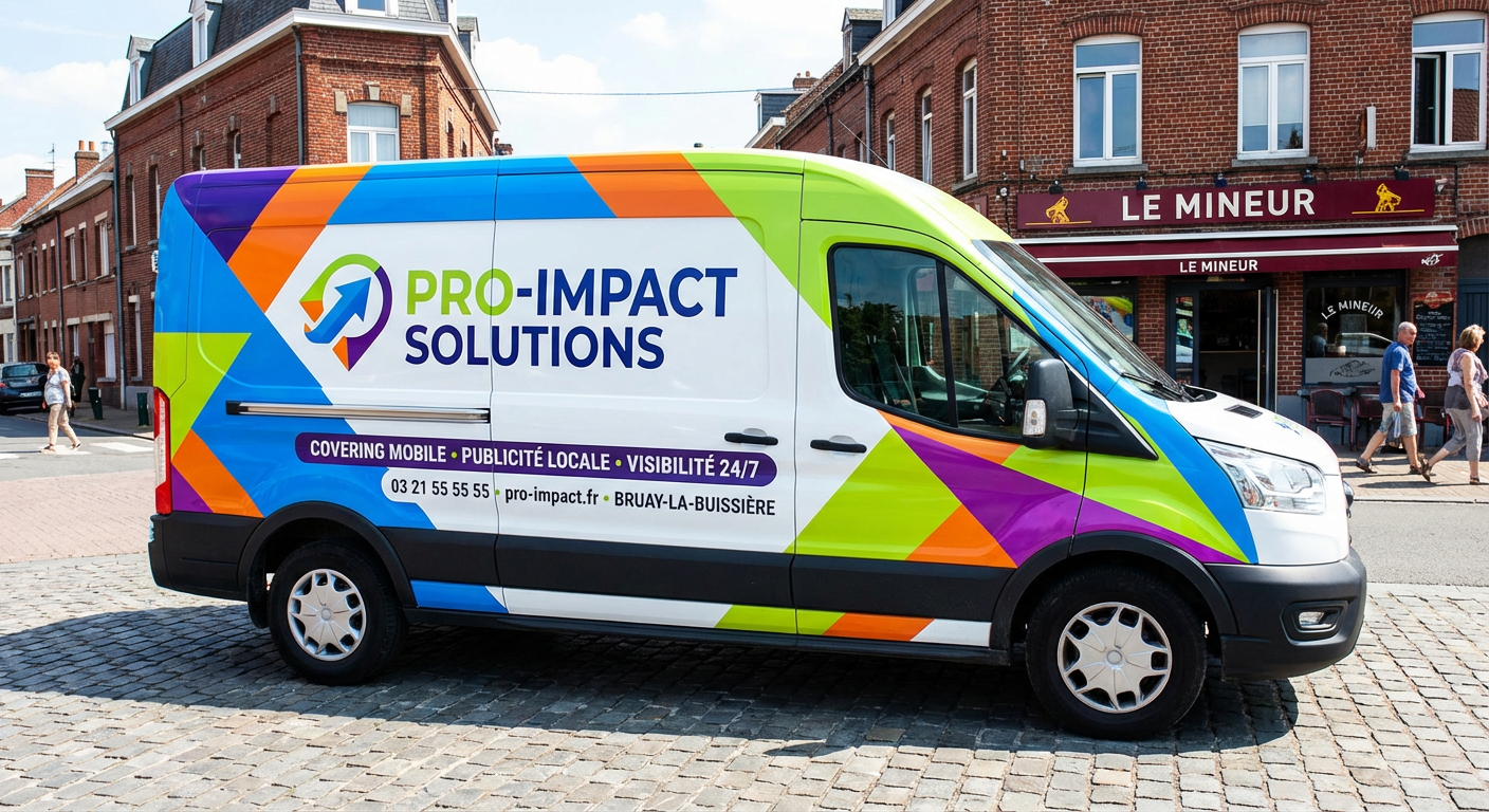 Covering utilitaire Bruay : transformez votre véhicule en support publicitaire mobile