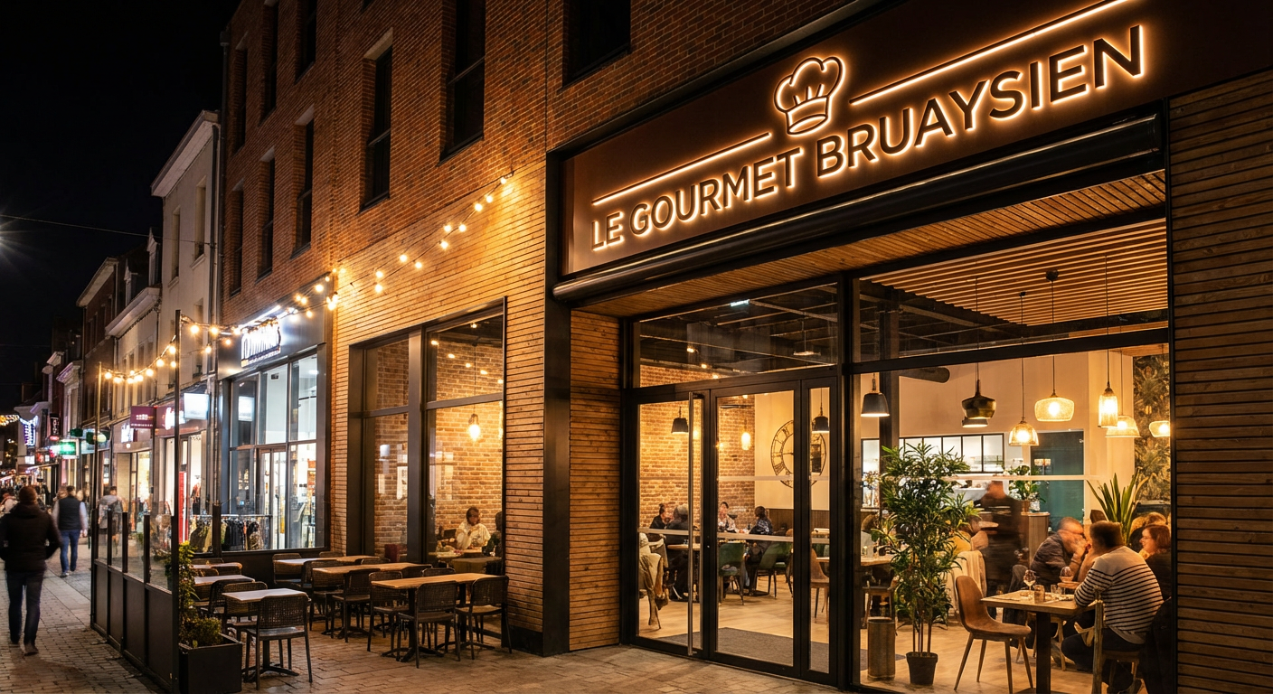 Enseigne restaurant Bruay